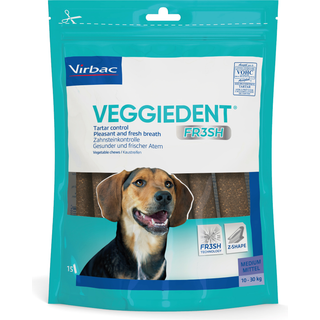 Tyggepinde Virbac Veggiedent Fresh M 15 stk