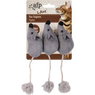 3 Mus med catnip mix farver kattelegetøj
