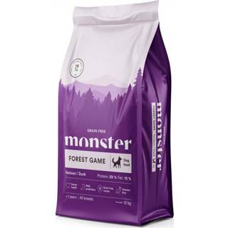 Monster Dog Grain Free Forest Game All Breed Venison & Duck - 12 kg