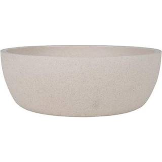 District 70 Bambus hundeskål S-L - Beige 60% bambusfibre