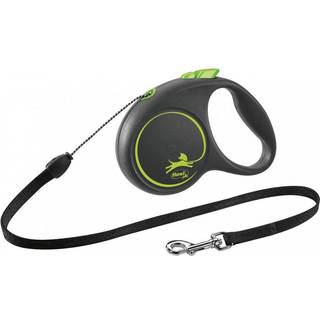 Flexi Black Design S leash 5 m 12 kg green