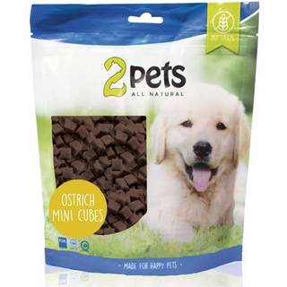 2pets Dogsnack Mini Cubes Struds - 100 g