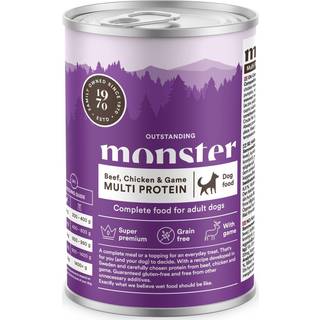 Monster Dog Multi Protein Beef, Chicken & Game - 400 g