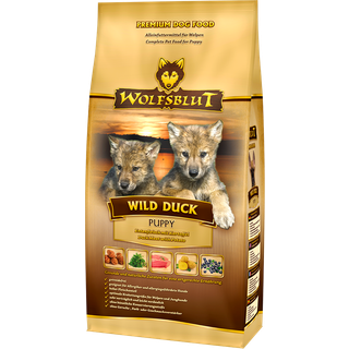 WolfsBlut Wild Duck PUPPY, med and, 2 kg