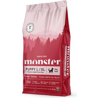 Monster Dog Grain Free Puppy Large Breed Turkey & Chicken - 12 kg