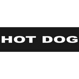 K9 Labels Hot Dog large