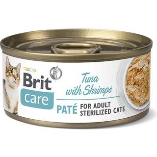 Care Cat Sterilized. Tuna Paté w/Shrimps 70 g