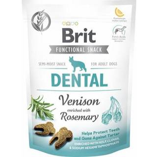 Brit Care Dog Dental Venison Snack - hundegodbidder med vildtkød og rosmarin