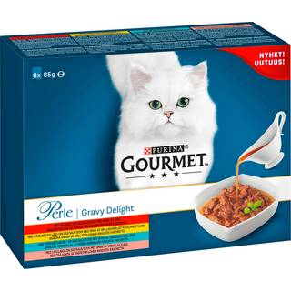 GOURMET SNACK Adult menuboks, pouch Gravy delight 8 x 85 g