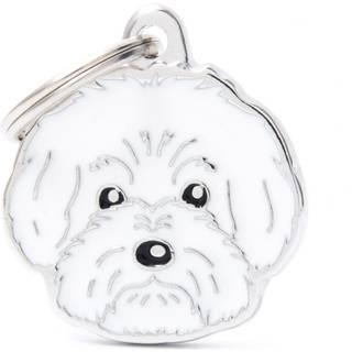 Halssmykke Med Racemotiv - Bichon Frisé