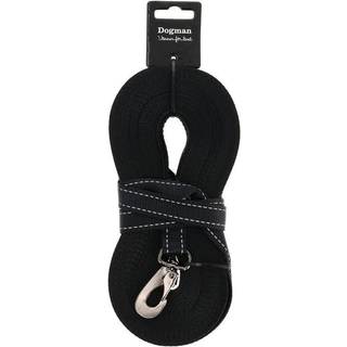 Dogman Vævet sporline Iris Sort 15m