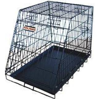 Pluto Premium transportbur med skrå side, sort, M, 75 x 47 x 56 cm