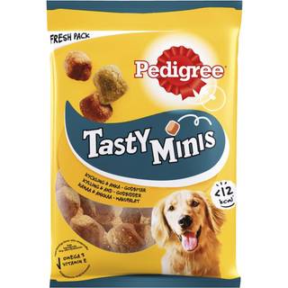 Pedigree tasty minis, kylling og and, 130 g