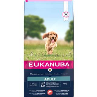 EUKANUBA Adult Small/medium Breed laks & byg 2,5 kg / 12 kg - 12 kg