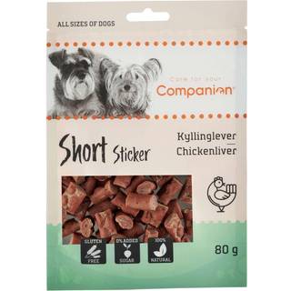 Companion Short Liver Sticker, godbidder m. lever - 80 g