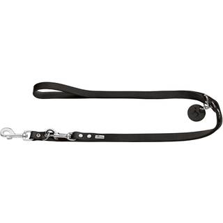 Hunter V-Leash Hundesnore størrelse Länge max. 200 cm - Breite 1,3 cm farve black
