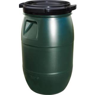 Fodertønde grøn med skruelåg 30, 60 eller 120 ltr - 120 ltr