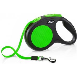 Flexi New NEON leash M 5M 25KG black/neon green