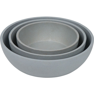 District 70 BAMBOO Dog Bowl - Isblå - L