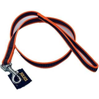 Julius-K9 Super-grip leash orange/grey 20mm/1.2m with handle+O-ring