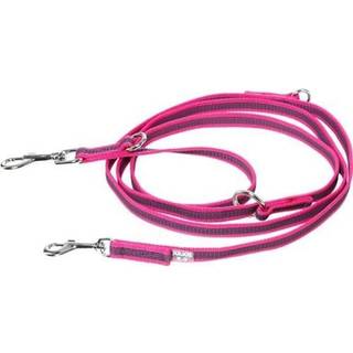 Julius-K9 C&G - Super-grip leash.rosa/grey.14mm/2.2m.max 30kg