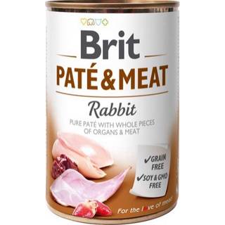 Brit Pate & Meat vådfoder m. kanin - 400 g.