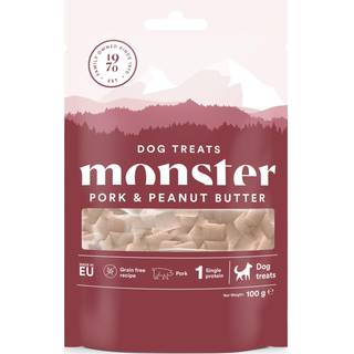 Monster Dog Treats All Breed Pork & Peanut - 100 g