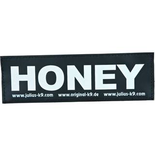 Julius-K9 Mærkat til sele - HONEY / S (11 x 3 cm)