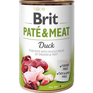 Brit Pate & Meat vådfoder m. and - 400 g.