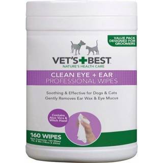 Vets Best Clean Ear / Eye Wipes (160)