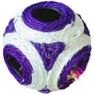 Dogman Cat Toy Sisal Ball with Bell 11cm