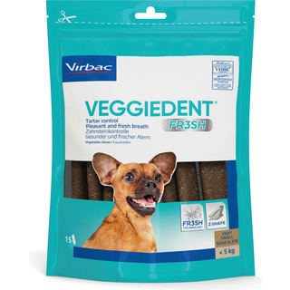 Virbac VeggiDent FR3SH tyggepinde, XS - 15 stk