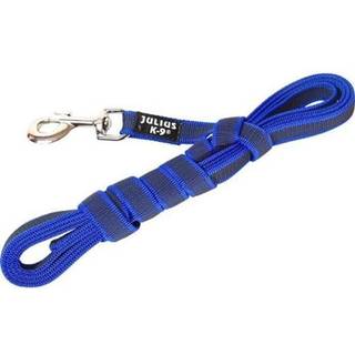 Julius-K9 C&G - Super-grip leash blue/grey 20mm/10.0m with handle