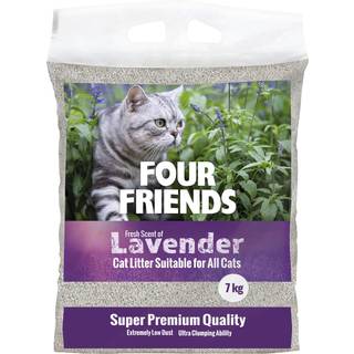 FourFriends Kattegrus Med Lavendel - 7 kg