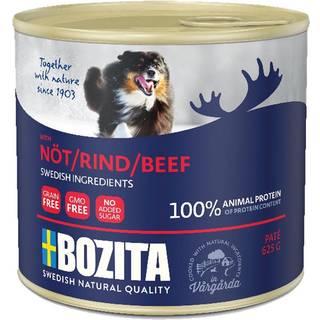 Bozita Vådfoder Med Oksekød 625g, Hundefoder