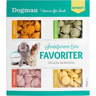 Dogman Smådyrenes fire favoritter