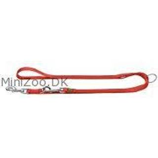 Hunter Adjustable Nylon V Leash Hundesnore størrelse Länge max. 200 cm - Breite 2,5 cm farve red