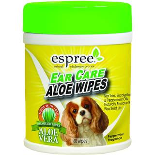 Espree Ear Care Aloe Wipes - 60 stk