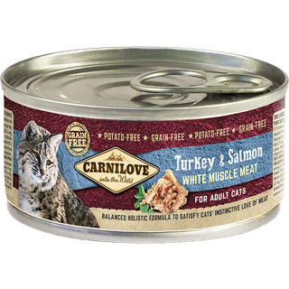 Carnilove Kat WMM Kalkun & Laks - 100 g