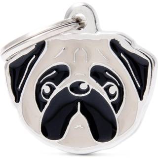 Halssmykke Med Racemotiv - Mops - Fawn