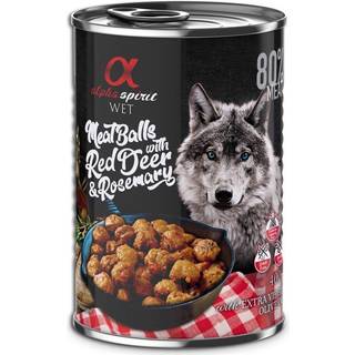 Alpha Spirit canned meatballs with red deer & rosemary 400g