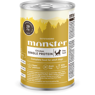 Monster Dog Adult Single Protein Chicken - 400 g
