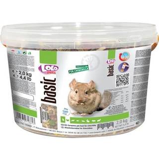 Lolo Pets Food for chinchilla - in bucket 2 KG