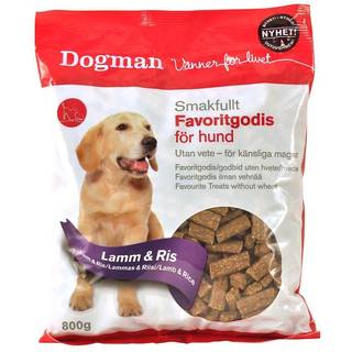Dogman Hundegodbidder Favoritgodis Lam & Ris 800g