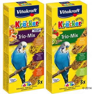 VITAKRAFT Kräcker Undulat med banan, kiwi og urter 3x30 g