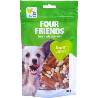 FourFriends Hundegodbidder - Bone N Chicken / 400 g
