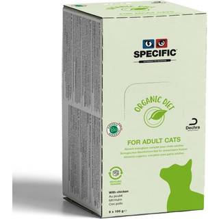 Specific F-BIO-W Organic Chicken Cat 8x100 g