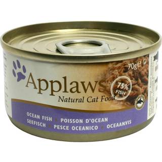 Applaws Makrel & Tun bouillon 70g, Vådfoder Kat