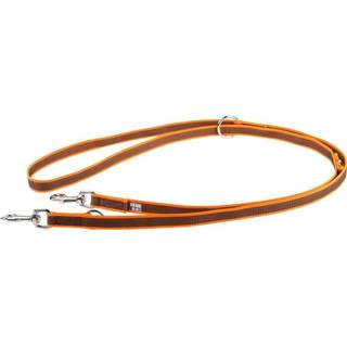 Julius-K9 C&G - Super-grip leash - Orange-Gray Width: 0.7/ 20 mm Length:7ft / 2