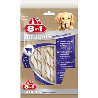 8 in 1 Delights beef twisted 10pcs